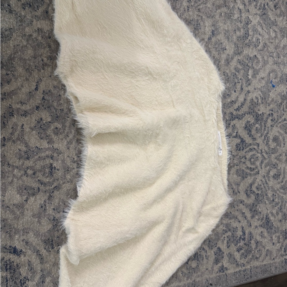 Altar'd State Cream Fuzzy Knit